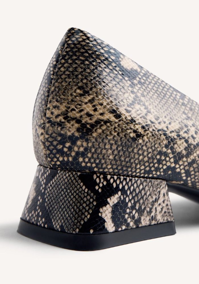 GIOSEPPO SNAKE EFFECT HEELED SHOES MESICK