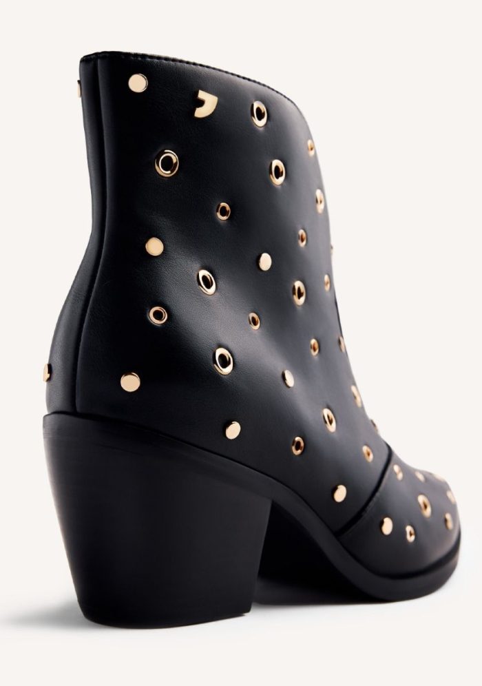 GIOSEPPO STUDS AND EYELETS ANIMAL PRINTBOY BOOTS MUSKEGON