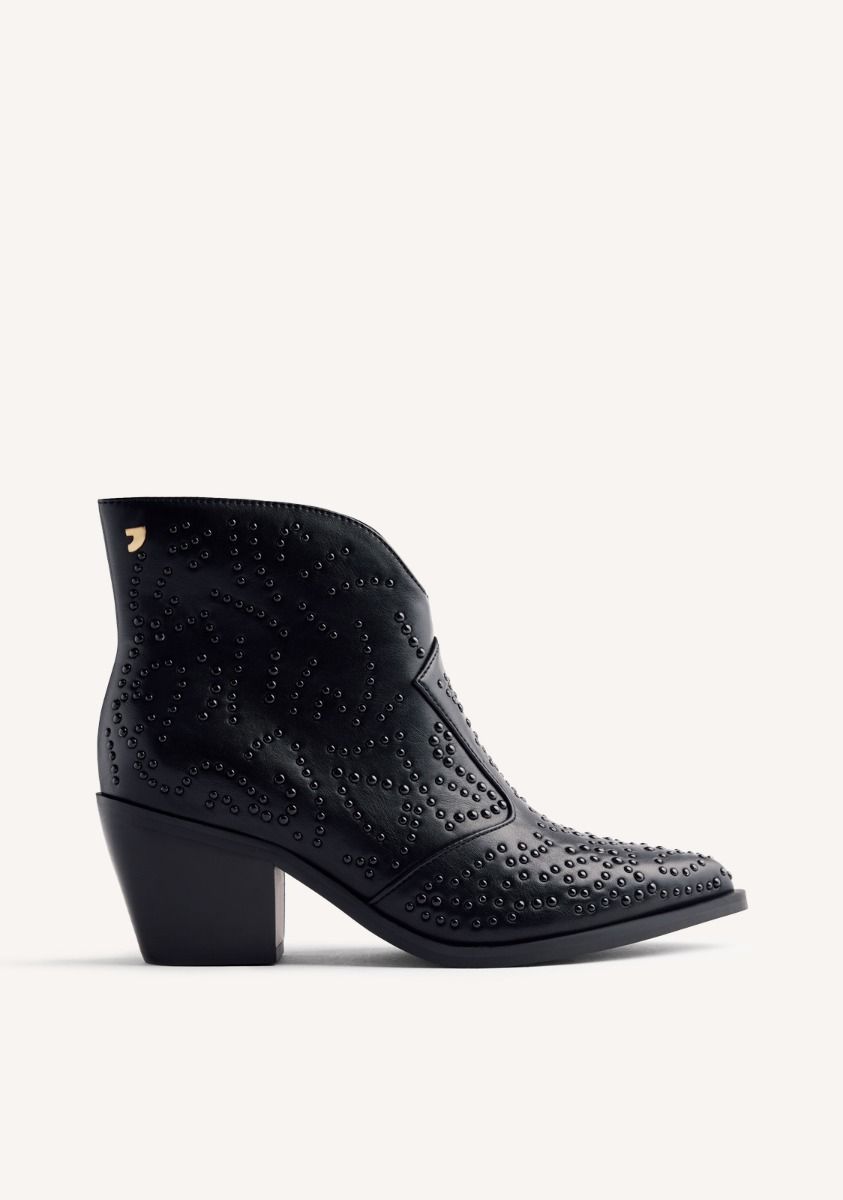 GIOSEPPO STUDDED ANIMAL PRINTBOY BOOTS SHELVIN
