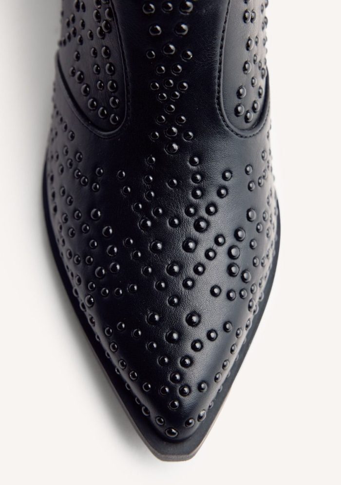 GIOSEPPO STUDDED ANIMAL PRINTBOY BOOTS SHELVIN
