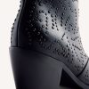 GIOSEPPO STUDDED ANIMAL PRINTBOY BOOTS SHELVIN