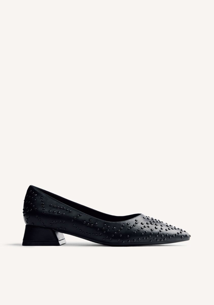 GIOSEPPO STUDDED HEELED SHOES MADELIA