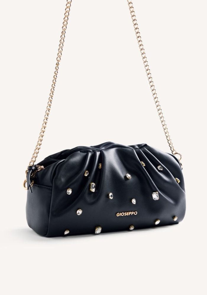 GIOSEPPO JEWELRY SHOULDER BAG BERRIEN BLACK