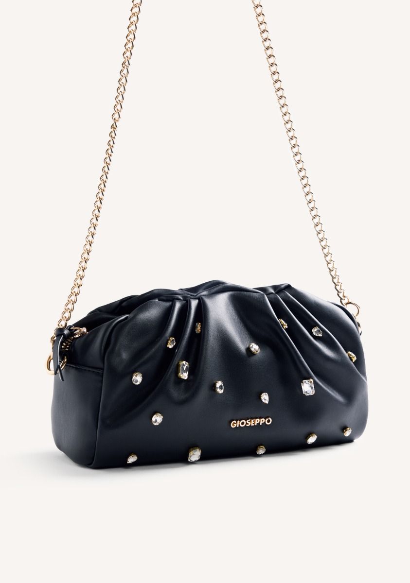 GIOSEPPO JEWELRY SHOULDER BAG BERRIEN BLACK