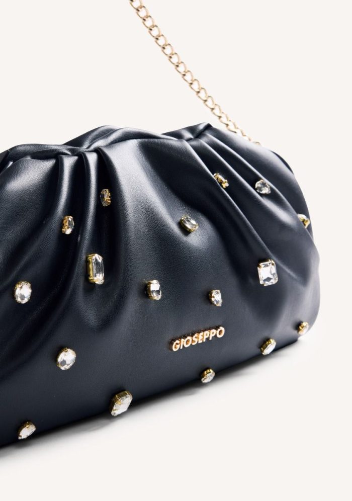 GIOSEPPO JEWELRY SHOULDER BAG BERRIEN BLACK