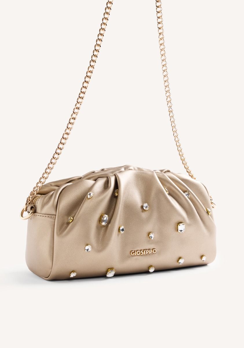 GIOSEPPO JEWELRY SHOULDER BAG BERRIEN GOLD