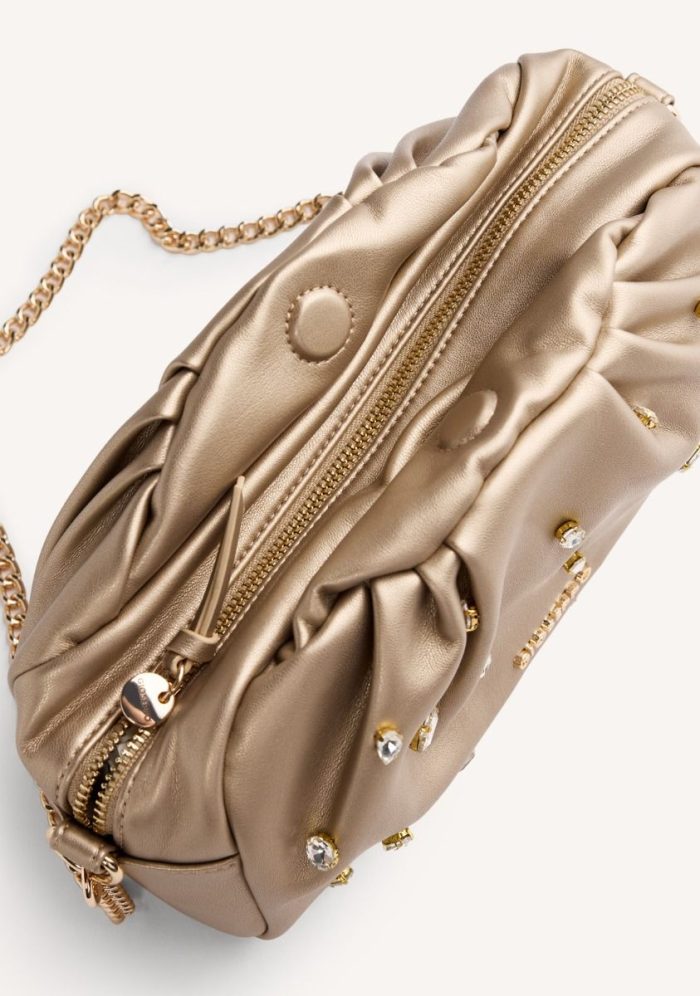 GIOSEPPO JEWELRY SHOULDER BAG BERRIEN GOLD