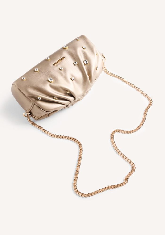GIOSEPPO JEWELRY SHOULDER BAG BERRIEN GOLD