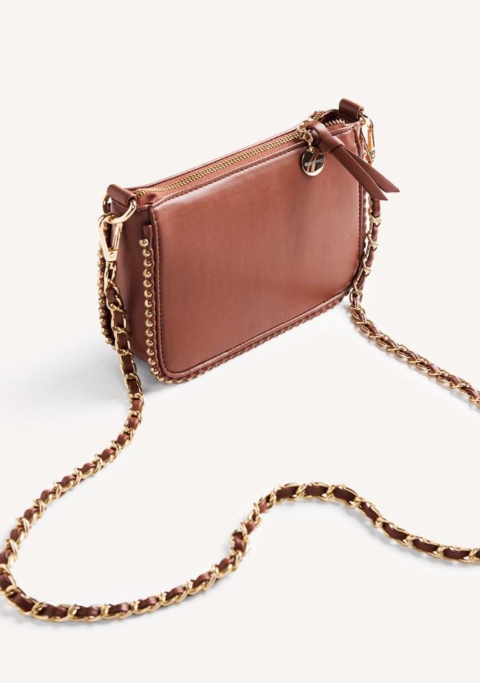 GIOSEPPO STUDDED SHOULDER BAG CLEMENS CUERO