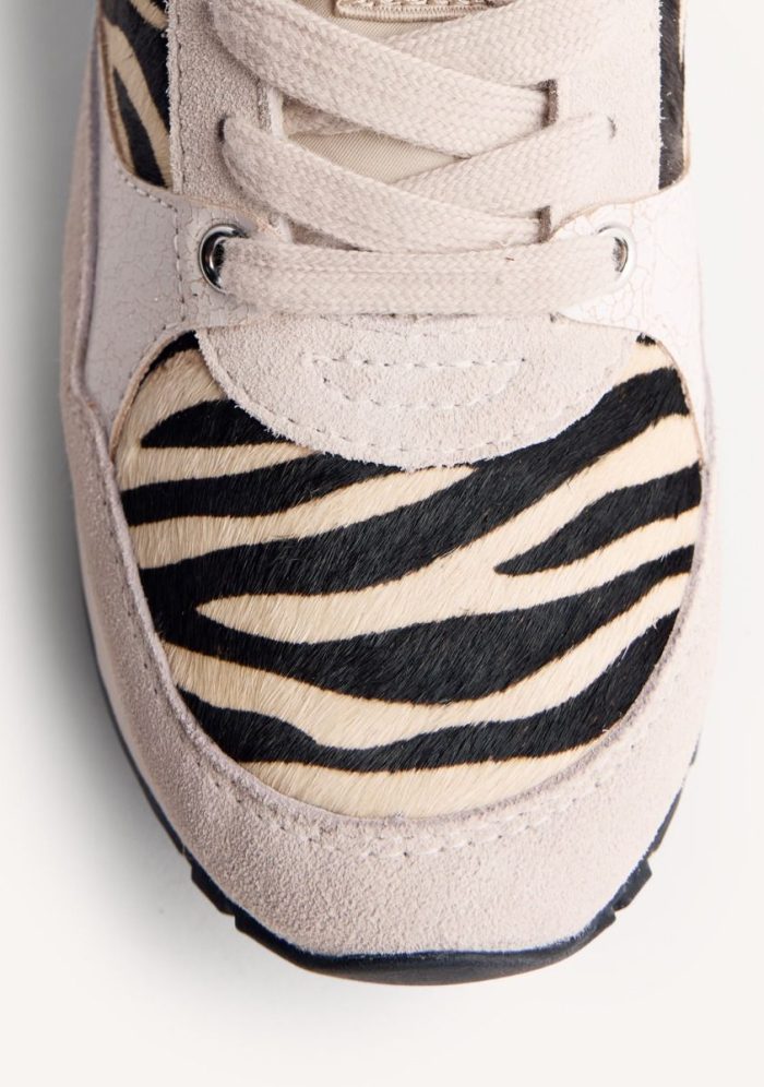 GIOSEPPO WEDGE ANIMAL PRINT LEATHER SNEAKERS BARODA