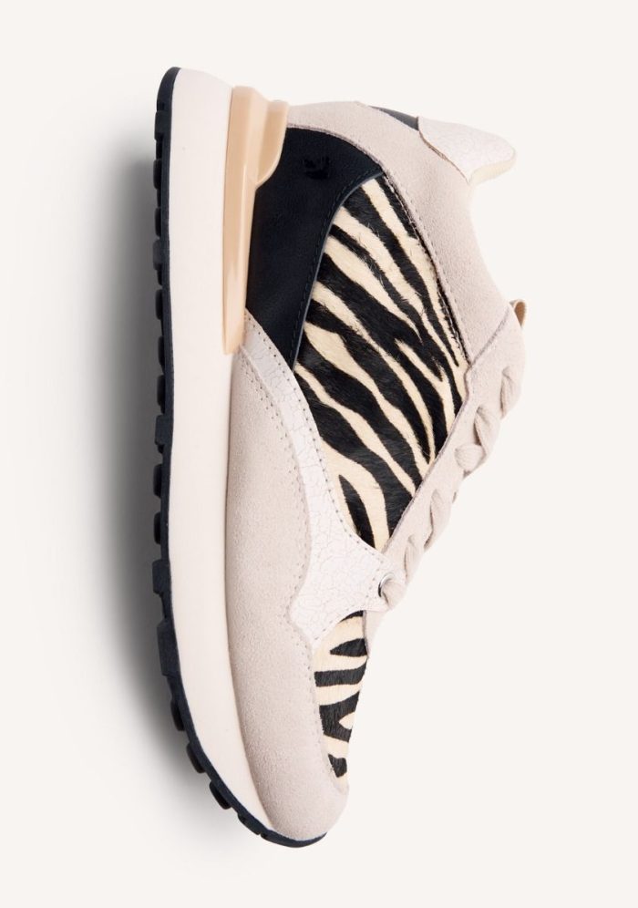 GIOSEPPO WEDGE ANIMAL PRINT LEATHER SNEAKERS BARODA