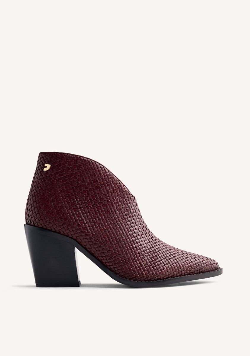 GIOSEPPO BRAIDED LEATHER BOOTS ERHARD