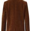 SMASHED LEMON RETRO CHIC BROWN BLAZER