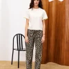 FRNCH LEOPARD BOBTAIL JEANS
