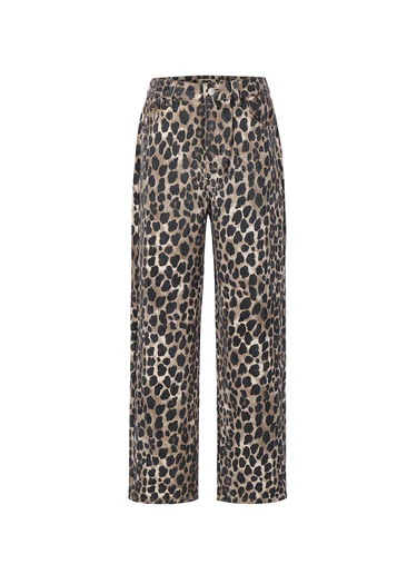 FRNCH LEOPARD BOBTAIL JEANS