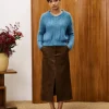 FRNCH GLAIEUL ICE BROWN SKIRT