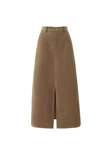 FRNCH GLAIEUL ICE BROWN SKIRT