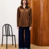 FRNCH CARLIN ICE BROWN SHIRT
