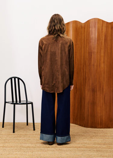 FRNCH CARLIN ICE BROWN SHIRT