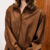 FRNCH CARLIN ICE BROWN SHIRT
