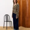 FRNCH BEGONIA LEOPARD CARDIGAN