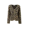 FRNCH BEGONIA LEOPARD CARDIGAN
