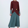 SKATIE BICOLOUR KNIT SKIRT