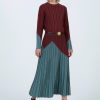 SKATIE BICOLOUR INTARSIA SWEATER