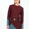 SKATIE BICOLOUR INTARSIA SWEATER
