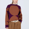 SKATIE JACQUARD SWEATER WITH CIRCLES