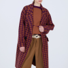 SKATIE JACQUARD HOUNDSTOOTH COAT