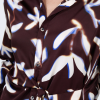 SKATIE FLORAL SATIN BLOUSE