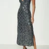 COLCCI LUMINOUS STARDUST SEQUIN DRESS