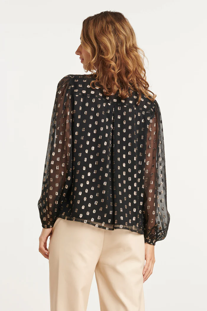 SMASHED LEMON  TOP MET LUREX STIPPEN