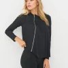 NU ZIP BETH ZIP BLOUSE