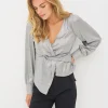 NU BIRKE WRAP BLOUSE