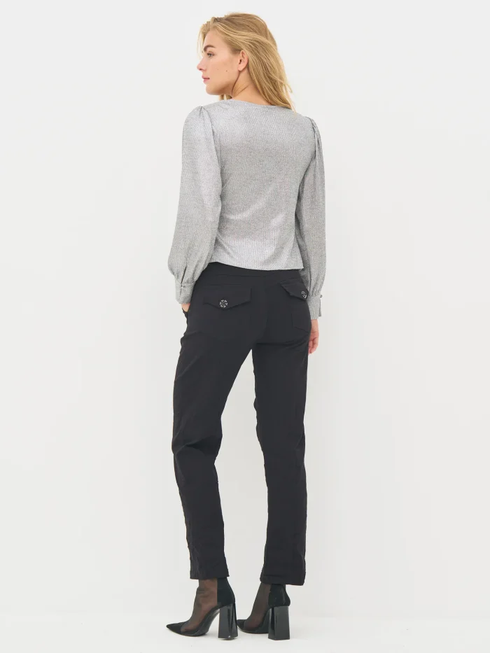 NU BIRKE WRAP BLOUSE