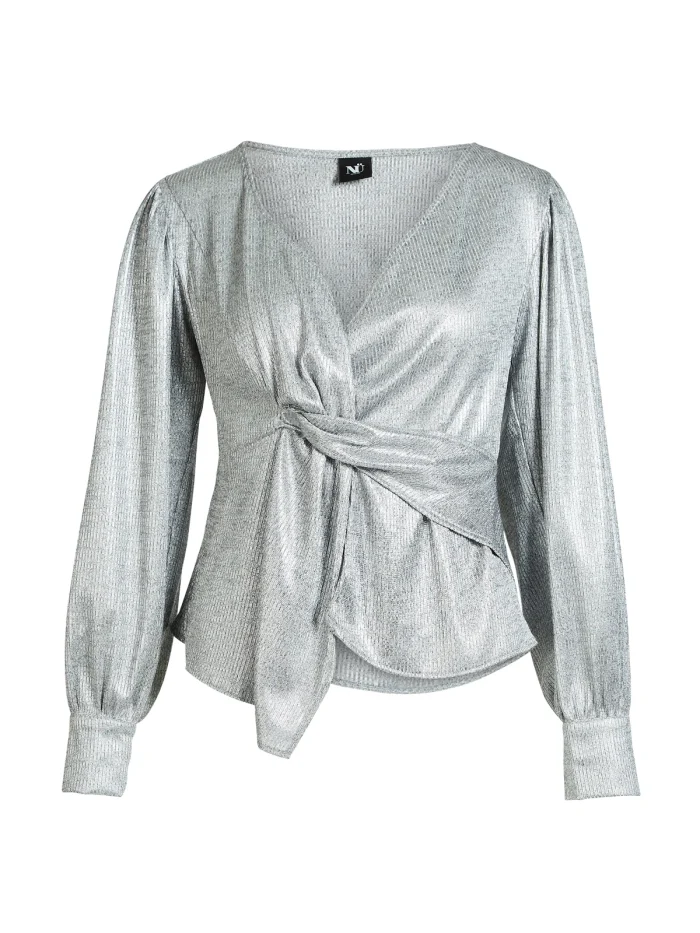 NU BIRKE WRAP BLOUSE