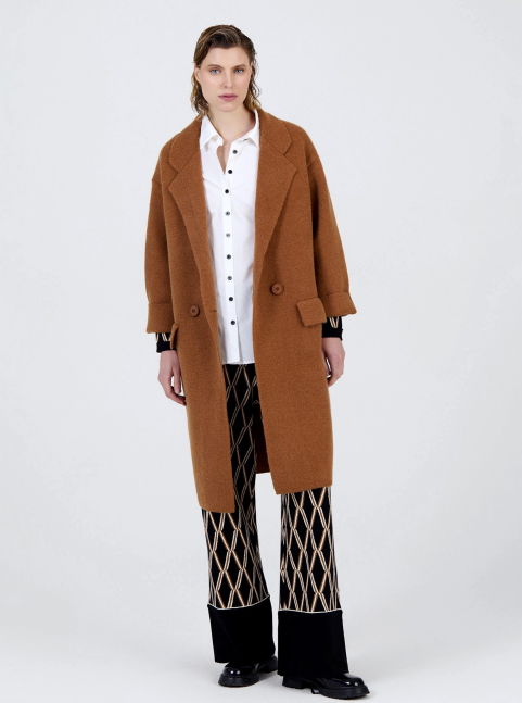 SKATIE GEOMETRIC JACQUARD PANTS