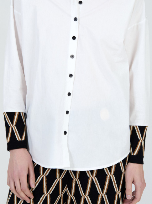 SKATIE JACQUARD POPELIN SHIRT