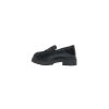 EMANUELLE VEE INDIRA MOCCASIN BLACK PONYSKIN