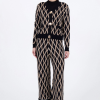 SKATIE GEOMETRIC JACQUARD CARDIGAN