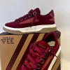 EMANUELLE VEE SNEAKER IN LEATHER SUEDE BORDEAUX