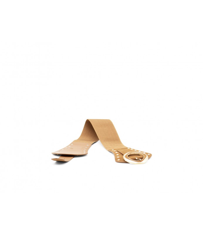 ELASTIC BELT IN SUEDE-LIKE MATERIAL