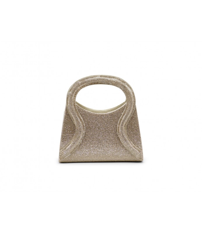 SHAPED CEREMONIAL CLUTCH BAG WITH RHINESTONES
