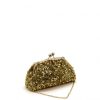 VIVIAN SEQUINED CLUTCH BAG WITH SHOULDER STRAP