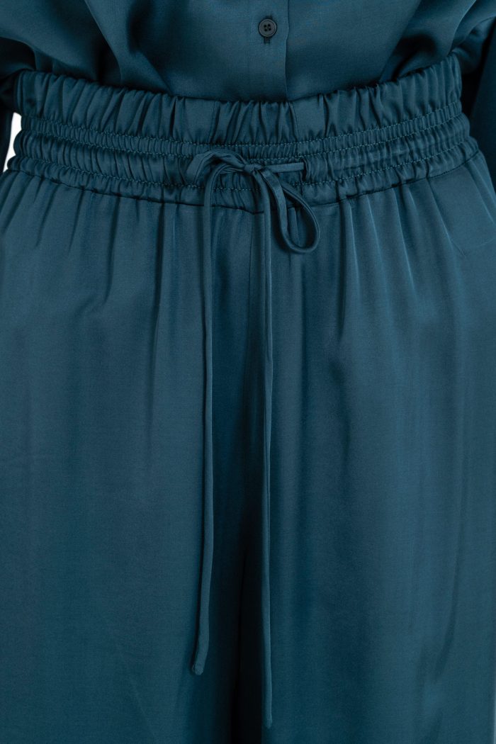 PHILOSOPHY SATIN FINE ECOVERO WIDE LEG PANTS 