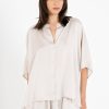 PHILOSOPHY SATIN FINE ECOVERO OVERSIZED SHIRT