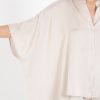 PHILOSOPHY SATIN FINE ECOVERO OVERSIZED SHIRT