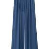 PHILOSOPHY SATIN FINE ECOVERO WIDE LEG PANTS 